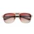 Prada Sporty Gold Frame Linea Rossa Logo Sunglasses 308306