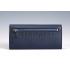 Replica Prada Saffiano Leather Dark Blue Wallet