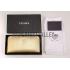 Replica Prada Saffiano Leather Zip Around Gold Wallet