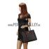 Prada Saffiano Double Tote Black