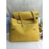 Prada Handbag Calfskin Yellow