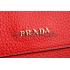 Prada Saffiano Soft Double Bag Red