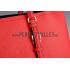 Prada Saffiano Soft Double Bag Red