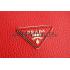 Prada Saffiano Soft Double Bag Red