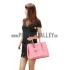 Prada Saffiano Double Tote Pink Replica