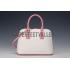 Prada Saffiano Promenade Pink and White Tote Replica