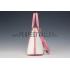 Prada Saffiano Promenade Pink and White Tote Replica