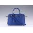 Prada Saffiano Medium Promenade Tote Dark Blue