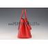 Prada Saffiano Double Tote Red