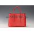 Prada Saffiano Double Tote Red