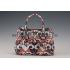 Prada Saffiano Beige Lily Motif Tote