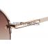 Prada Aviator Gold Frame Beige Temples Sunglasses 308227