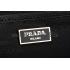 Prada Double Tote Black With Blue Python Handles 18926806