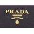 Prada Continental Leather Key Holder Black