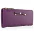 Prada  1M1142 Wallet Cow Leather Purple