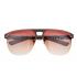 Prada Sporty Square Brown Frame Linea Rossa Logo Sunglasses 308310