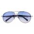 Prada Aviator Silver Frame Blue Lenses Sunglasses 308149