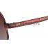 Prada Aviator Linea Rossa Logo Brown Frame Sunglasses 308223