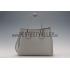 Prada Saffiano Double Tote Grey