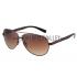 Prada Linea Rossa Brown Frame Brown Lenses Sunglasses 308154