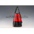 Prada Saffiano Crocodile Leather Black And Red Bag