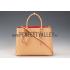 Prada Saffiano Double Tote Light Brown