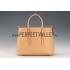 Prada Saffiano Double Tote Light Brown