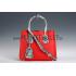 Prada Double Tote Red With Python Handles 18926826