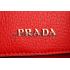 Prada Double Tote Red With Python Handles 18926826