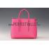 Prada Saffiano Double Tote Rose Pink Replica