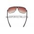 Replica Prada Sporty Embellished Brown Frame Linea Rossa Logo Sunglasses 308301