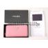 Prada Saffiano Leather Zip Around Small Pink Wallet