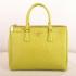 Prada  16625M Ladies Ostrich Skin Green Handbag