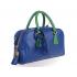 Cheap Prada  0758 Handbag Cow Leather Blue