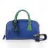 Cheap Prada  0758 Handbag Cow Leather Blue