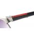 Prada Sporty Silver Frame Linea Rossa Logo Sunglasses 308308