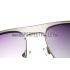 Prada Sporty Silver Frame Linea Rossa Logo Sunglasses 308308