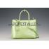 Prada Double Tote Crocodile Leather Bag Lime