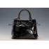 Prada  Patent Leather Satchel Black Replica