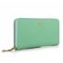 Prada  1M1136 Wallet Cow Leather Green