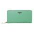 Prada  1M1136 Wallet Cow Leather Green