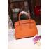 Prada Handbag Calfskin Orange