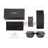 Prada Square Linea Rossa Logo Black Frame Sunglasses 308218