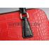 Cheap Prada Promenade Black And Red Small Crocodile Bag