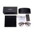 Replica Prada Aviator Black Frame Grey Lenses Sunglasses 308148