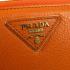 Prada  1M0506 Ladies Cow Leather Orange Handbag