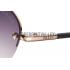 Prada Aviator Gold Frame Black Temples Sunglasses 308228