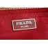 Prada Front Pocket Dark Red - Khaki & Python Handles Tote 18926814