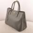 Prada  16630 Handbag Lambskin Grey Replica