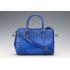 Prada Crocodile Leather Shoulder Bag Blue